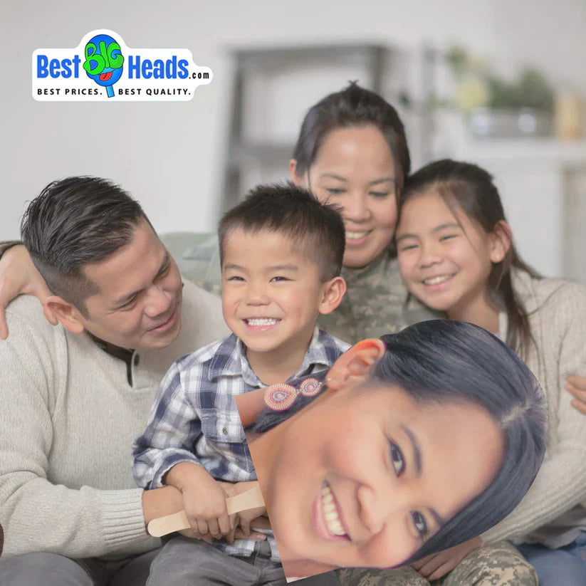  A family shares a heartfelt bonding moment with their mom, recently home from military service, creating a memorable and emotional scene filled with love and joy.